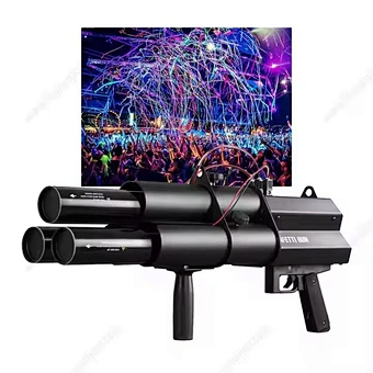 Wedding Ktv Hand Holding Paper Confetti Machine Stage Atmosphere Petal Paper Spray Equipment Electric Confetti Cannon Gun