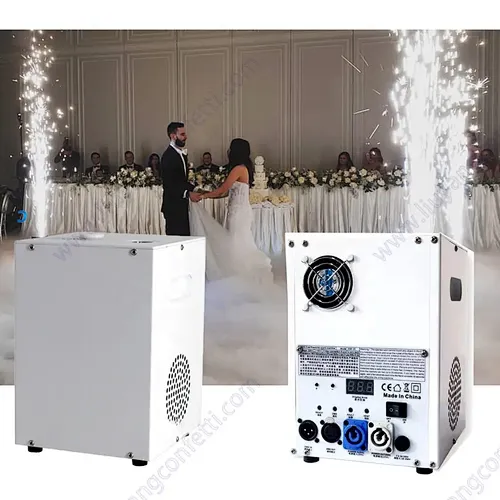 Spark Machine Ice Dmx Electric Titanium Powder Party Firework Wedding Sparctic Sparkle Stage Fountain Cold Pyrotechnic