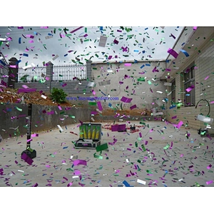 Cannon Co2 Launcher Blower Electric Fabriquer Des Confettis Cutting Paper A Dmx Confetti Machine for wedding party