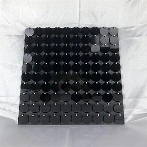 Board Disc Sequin Decorative Panel Iridescent Decoration Stand Decor 3d Mirror Effect Sparkle Multic Backdrop Black Shimmer Wall