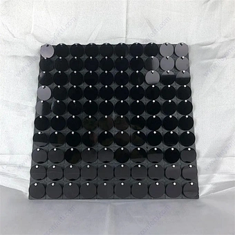 Board Disc Sequin Decorative Panel Iridescent Decoration Stand Decor 3d Mirror Effect Sparkle Multic Backdrop Black Shimmer Wall