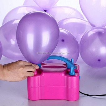 Air Inflator Dual-nozzle Globos Machine Blower Party Arch Inflatable Ballon Accessories Plastic Hand Electric Balloon Pump