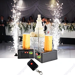 wedding marriage decoration couple entry D02 Two channel remote control stage indoor cold fountain base fireworks firing system