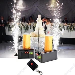 wedding marriage decoration couple entry D02 Two channel remote control stage indoor cold fountain base fireworks firing system