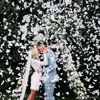 Bridal Marrage ceremony Stage White Pink Color Biodegradable Tissue Paper Party Butterfly Confetti Wedding Decoration Supplies