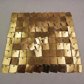 Air Activate 3D Shiny Shimmer Square Sequin Wall Panel Board For Wedding Events Festival Backdrop Sign Birthday Party Decoration