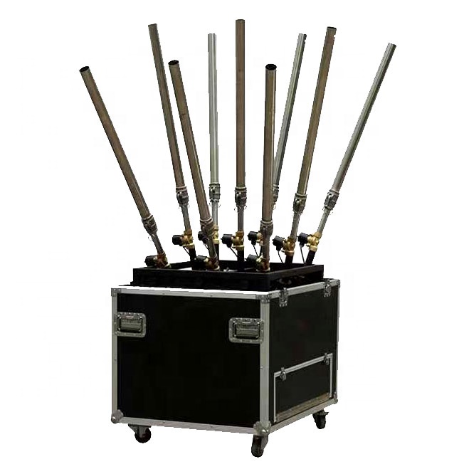 electrical confetti machine nine tubes confetti blaster confetti cannon machine for wedding party DJ stage night club stadium