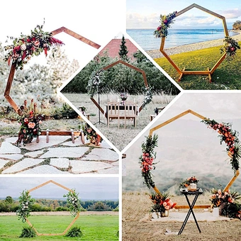 Stand Floral Artificial Ceremony Large Wooden Balloon Decoration Arrangement Flower Arch Backdrop for Sale for Wedding Events