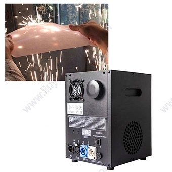 Party Sparkler Nightclub Event Dj 2 Piece 600w Ice Fountain Fireworks DMX Remote Control Cold Spark Machine With Flight Case