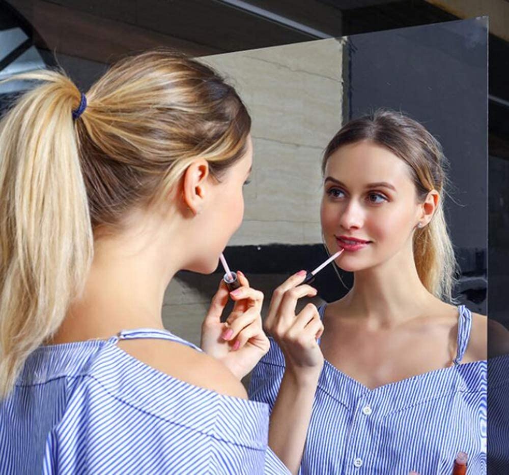 Decor Diy Acrylic Sticker Anti Fog Backdrop Folding Sticking Mirrored Wall Bathroom Luxury Stick-on Foldable 3d Mirror Stick