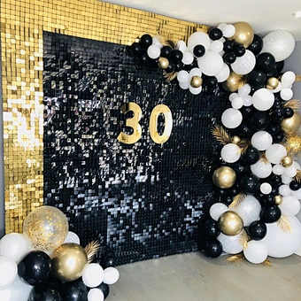 Black Outdoor Decorative Wedding Decoration Pink Rose Gold Sign Glitter Panelall In Shimmer Air Active Panel Sequin Wall