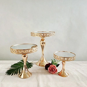 Round Metal Dessert Display Cupcake Wedding Party Birthday Set Gold Acrylic For 3 Tier Guangzhou Worldlive Glass Cup Cake Stands