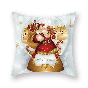Home Christmas Pillow Cases 40*40 45*45 Christmas Throw Pillow Decorations Throw Pillow Covers