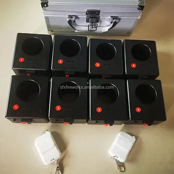 8 cue ice fountain fireworks ignition system cold fountain stage pyrotechnic firing system use AA battery