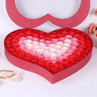 Wholesale Handmade Diy Everlasting Rose Artificial Preserved Flower Box Wedding Valentine's Valentines Day Valentin Gift