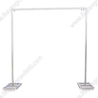 Backdrop Stand Frame Arch Photo Booth Pipe Drape Wedding Ceremony Photography Diy Adjustable Metal Kit Weighted Steel Base Heavy