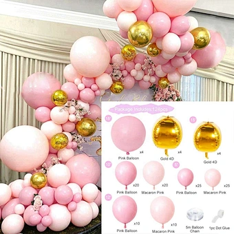 Arch Birthday Party Decoration Baby Shower Boy Decor Kid Globos Balon 1st One Year Girl Wedding Balloon Garland Kit
