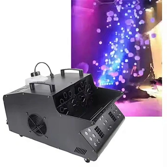 1500w Wedding Quality Automatic Dmx 512 Led Smoke Wireless Remote Control Party Stage Concert Fog Bubble Machine