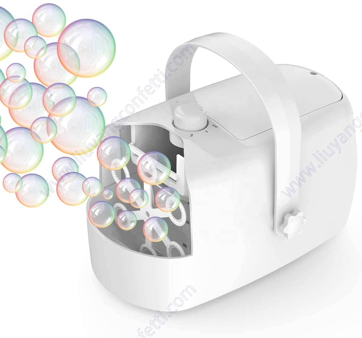 Automatic Dj For Party Wedding Kids Professional Stage Effect Toys Making Blower Plastic Electric Battery Bubble Machine