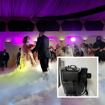 Atmosphere Equipment Low Lying Fog Smog Maker Dry Ice Making Machine For Stage Concert Wedding Party Club