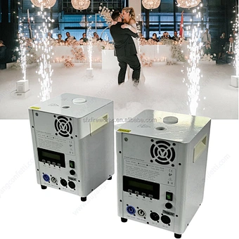Powder Wireless Firework Blower Dual Head 500w Moving Dmx Stage Flame Fountain 600w 2000w Wedding Case Indoor Cold Spark Machine