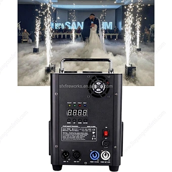 Remote DMX Control Bride Stage Event Rent Professional Cold Sparkler Machine for Birthday Wedding Firework Audio/Video Effect