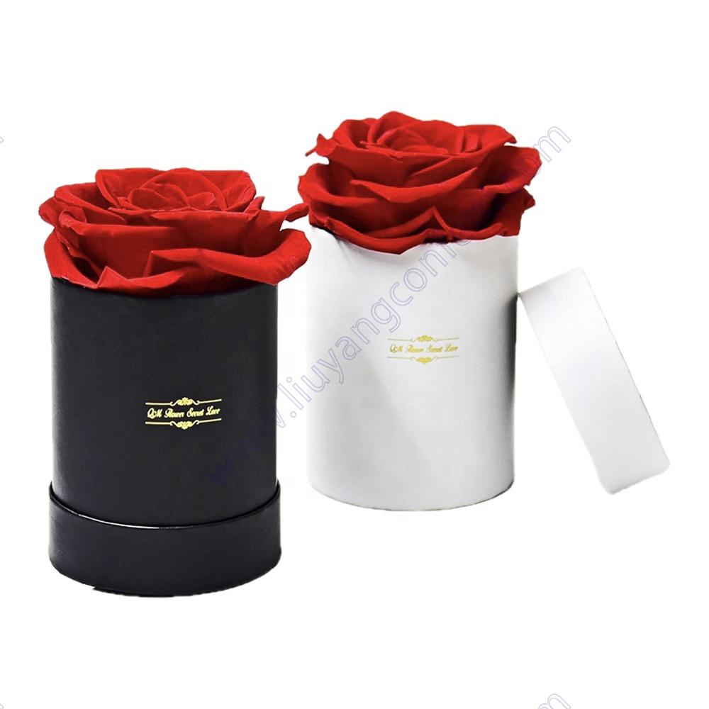 Real Natural Long Life Lasting Everlasting Immortal Forever Eternal Preserved Roses head flower in gift Box for valentines gift