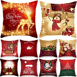 Home Christmas Pillow Cases 40*40 45*45 Christmas Throw Pillow Decorations Throw Pillow Covers