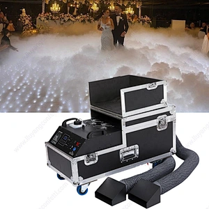 Professional wholesale price 3000W low lying fog smoke mist machine ground smog wedding concert water base low fog machine