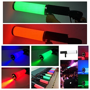 Night Club Stage Concert Supplies Hand Hold Portable Cryo Smoke Fog Cannon Column Hose Magic Fx Co2 Jet Machine Led Co2 Dj Gun