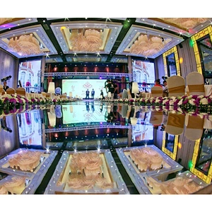 Reflective Floor Event Aisle Runner Rug Factory Exhibition Prop Luminous Golden Stage Decoration Wedding Mirror Carpet