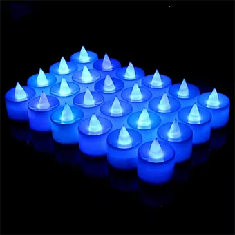 Valentine's Day Heart Shape LED Tealight Candles Romantic Love LED Simulation Candles With Battery