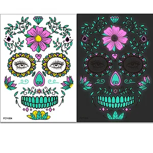 2024 Game Gift Decor Costumes Mask Toy Decoracion Mascara De Prop Luminous Tattoo Face Skeleton Party Carnival Halloween