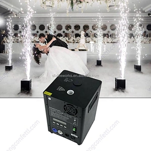 600W Mini Cold Spark Machine Wedding Cold Firework Machine For Party Disco Show Wedding 360 Photo Booth Accessories
