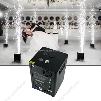 600W Mini Cold Spark Machine Wedding Cold Firework Machine For Party Disco Show Wedding 360 Photo Booth Accessories