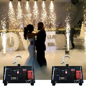 Wedding Fireworks Machine Electric Sparkler Ce Dmx Remote Indoor Stage Fire Effect Event Pyro Cold Spark Fountain Party Dj Club