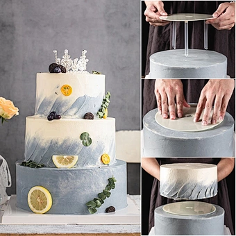 4/6/8/10inch Multi-layer Cake Stand Suspended Gasket Support Frame Round Dessert Support Spacer Piling Bracket Baking Tools