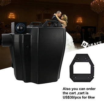 3500W 6000W Dry Ice Fog Machine with Low Lying Special Effect Cloud Smoke 3500W for Wedding Stage Parties