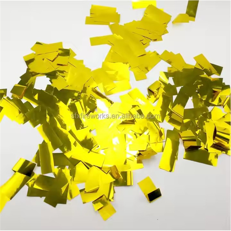 2lb 5x2cm Rectangular Gold Foil Bars Wedding Party Gathering Gold Foil Confetti