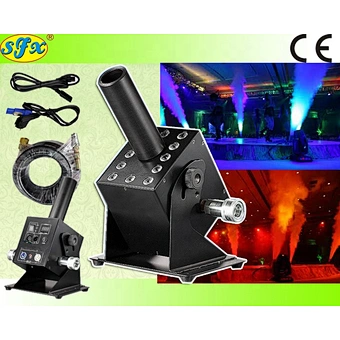 Special Effect party fog Metal Cannon DMX DJ Equipment led Cryo smoke co2 jet machine for Night Club Stage Show