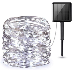 LED Outdoor Solar String Lights 5M/10M/20M Fairy Christmas Party Decorative Light Garland Solar Garden Waterproof