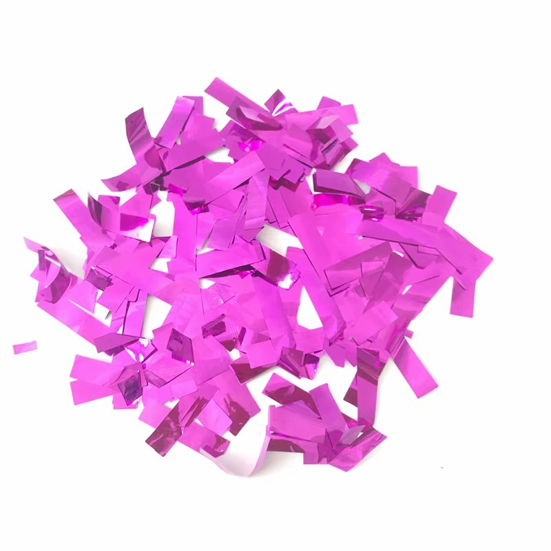 2x5 cm Foil Fireproof Rectangle Flameproof Colorfast Silver Metallic Confetti Paper Confetti Wedding Birthday Party