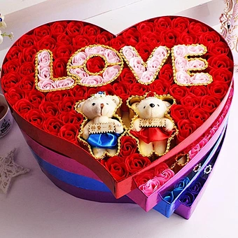 Love 100 Forever Rose Pink Eternal Romantic Valntines For Her Imprint Handmade Preserved Real Flowers Valentines Day Gifts
