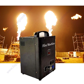Safe Dmx Control Celebration Dj Wedding Party Stage Disco Show Ce Spray Thrower Artificial Light Fire Machine Flame Projector