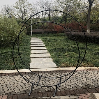 Arch Garland Baby Shower Event Supplies Balloon Flower Frame Stand Decor Circle Round Wedding Mariage Birthday Party Backdrop
