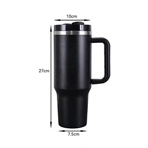 Custom 2024 30oz 40oz DupeAdventure Quencher H2.0 Flowstate Reusable Insulated Stainless Steel Tumbler with Handle and Straw