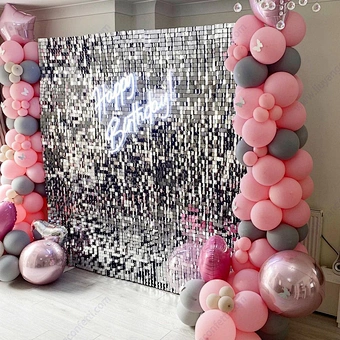 2022 New Arrival luxury Wedding event Backdrop Decorations Shiny Sign stage Background Walls Shimmer Sequin Wall Panel for Party