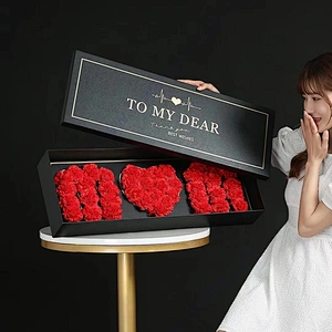 Rose Flower Love Luxury Boxes Custom Mother 2022 Box Packaging Valentine Set Mom Jewelry Wholesale Mother Day Gift