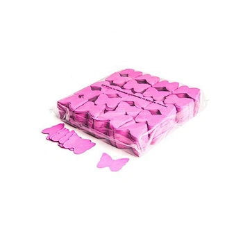 Bridal Marrage ceremony Stage White Pink Color Biodegradable Tissue Paper Party Butterfly Confetti Wedding Decoration Supplies