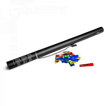 High quality wedding decoration sport event party popper color streamer electric confetti cannon